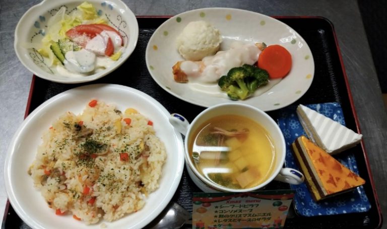 サービス付き高齢者住宅　クリスマスメニュー