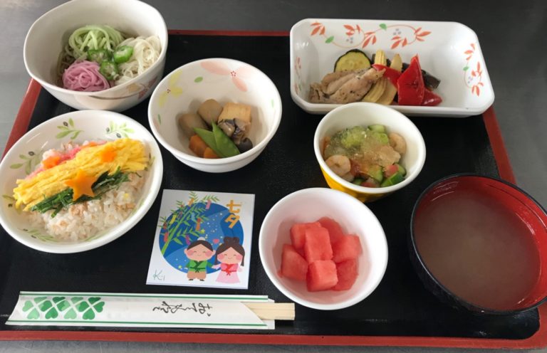病院　七夕献立　イベント特別食